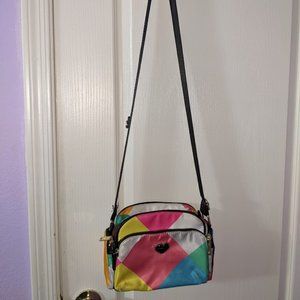 Betsy Johnson Multicolor Crossbody w/ Coin Purse